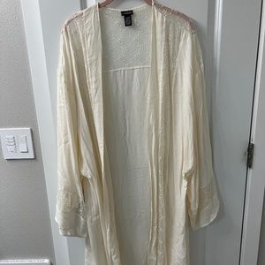 Rue21 Long Coverup Ivory XL